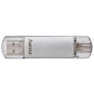 USB памет HAMA Laeta с USB 3.0 и USB-C интерфейси в близък план