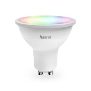 HAMA Smart WLAN LED лампа GU10 Matter 4 9 W RGBW 176642 продукт снимка отпред