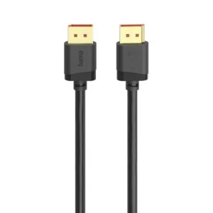 HAMA Кабел DisplayPort DP 2.1 Ultra-HD 8K 40 Gbit/s 2 м продуктова снимка отпред