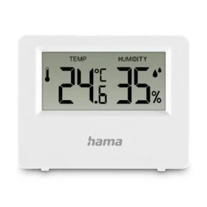 HAMA „Ebro“ Цифров термометър/хигрометър бял основен изглед