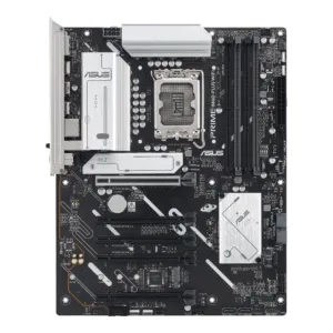 Дънна платка ASUS PRIME B860-PLUS WIFI DDR5 основна снимка с видими слотове и компоненти