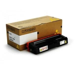 Тонер касета Generink Ricoh SPC250E 1600 копия Yellow продуктова снимка с опаковка