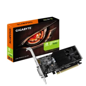 Видео карта GIGABYTE GeForce GT 1030 D4 2GB DDR4 Low Profile основна продуктова снимка