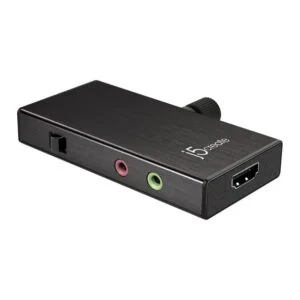 Кепчер адаптер j5 create JVA02 HDMI към USB-C PD Черен основна продуктова снимка