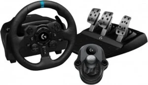 Волан LOGITECH G923 SE + LOGITECH скоростен лост за XBOX/PC основен продукт снимка