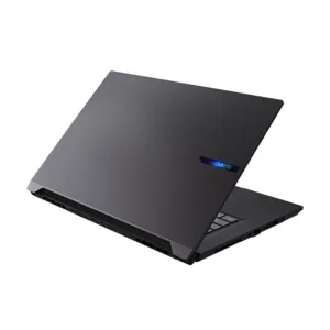 Лаптоп GIGABYTE AERO X16 1TH93EEC94AH поставен на бюро за работа