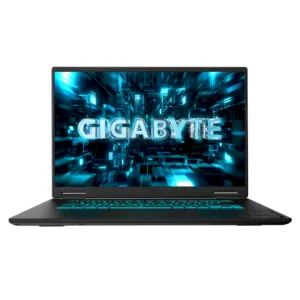 Лаптоп GIGABYTE GAMING A16 PRO DXH основна снимка с отворен капак и екран