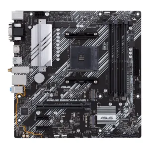Дънна платка ASUS Prime B550M-A WIFI II socket AM4 основна продуктова снимка