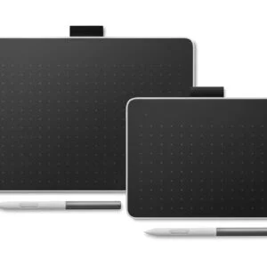 Графичен дисплей таблет Wacom One Pen tablet Medium показан отстрани