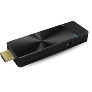 Презентационна система EZCast Pro Dongle II 4К HDMI показана като устройство за безжично огледално виждане на екрана