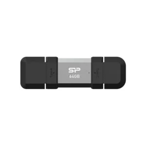 USB памет Silicon Power Mobile C51 64GB с USB-A и USB Type-C конектори снимка отпред