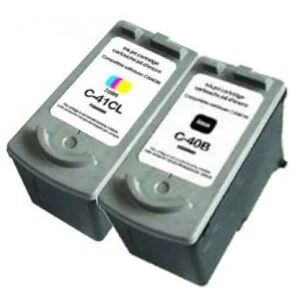 Мултипак мастилници съвместими Uprint CANON PG40 XL+ CL41XL Black/Color продуктова снимка отпред