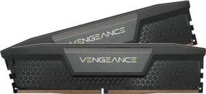 Памет Corsair Vengeance Black 64GB (2x32GB) DDR5 6400MHz CL32 CMK64GX5M2B6400C32 продукт снимка