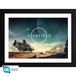 GBEYE STARFIELD - Framed print „Landing“ (30x40) продуктова снимка с рамка и детайли