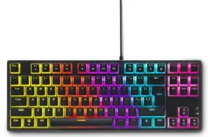 Геймърска механична клавиатура Spartan Gear Lochos 2 RGB TKL Черна продуктова снимка отпред