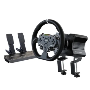 MOZA R5 Bundle геймърски волан и педали в черен цвят основна снимка