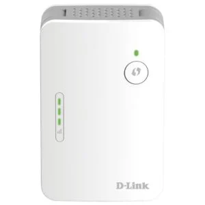 Безжичен Range Extender D-Link DAP-1620/E AC1200 изглед отстрани с видими антени
