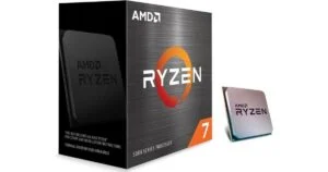 Процесор AMD Ryzen 7 5700X AM4 Socket 8 Cores 3.4GHz 36MB Cache 65W Box продуктова снимка отпред
