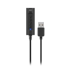 Звукова карта Ewent AC9360 2.0 USB 3.5 mm Черна основна продуктова снимка