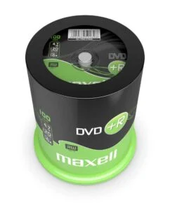 DVD+R MAXELL 4 7 GB 16x 100 бр. CAKE BOX продуктова снимка с опаковка