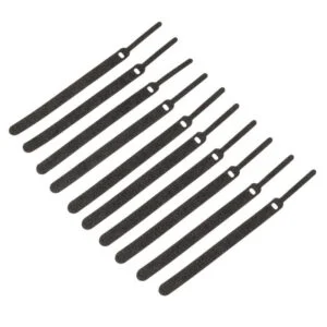 Кабелни връзки Kolink Velcro 10 бр. 150mm Черен продукт снимка с детайли
