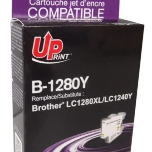 Мастилница UPRINT LC1280XL/1240 BROTHER Yellow продукт снимка отпред