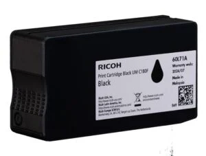 Касета с мастило RICOH IJM C180F 2000 копия Black продуктова снимка с черен тонер