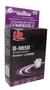 Мастилница UPRINT LC985 BROTHER Черен продуктова снимка отпред