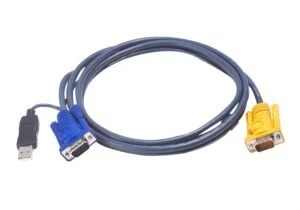 KVM кабел ATEN PC HDB & USB към 3in1 SPHD 5 м с вграден PS/2 към USB конвертор снимка