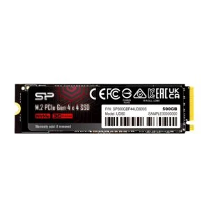 SSD Silicon Power UD90 M.2-2280 PCIe Gen 4x4 NVMe 500GB продуктова снимка