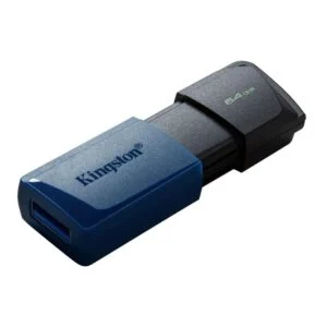 USB памет KINGSTON DataTraveler Exodia M 64GB USB 3.2 Gen 1 Черна продуктова снимка отпред