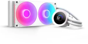 Охладител за процесор NZXT Kraken Plus 240 RGB LCD Display White основна продуктова снимка