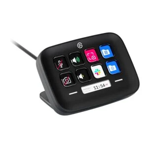 Elgato Stream Deck Neo Black основен изглед на контролера с LCD бутони