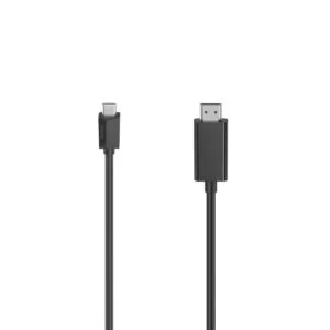 Кабел HAMA USB-C мъжко - HDMI мъжко Ultra-HD 4K 3 м Черен основна снимка на продукта