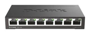 Суич D-Link DGS-108/E 8 портов 10/100/1000 Gigabit метален корпус основна снимка