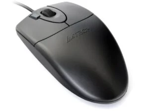 Оптична мишка A4tech OP-620D USB черна продуктова снимка отпред