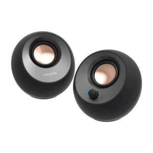 Озвучителна система Creative PEBBLE V3 USB-C bluetooth 2 x 4W основен изглед отпред