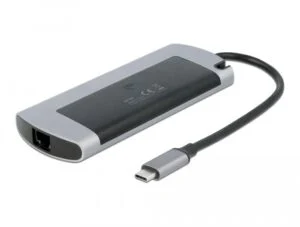 Докинг станция Delock USB-C с M.2 слот за SSD и HDMI порт отпред