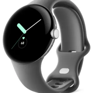 Смарт часовник GOOGLE Pixel Watch 41mm (LTE) Silver/Charcoal продукт снимка отпред