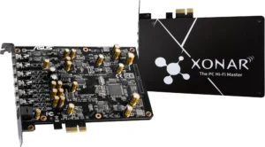 Звукова карта ASUS Xonar AE 7.1 PCIe Gaming audio основна снимка с PCIe интерфейс