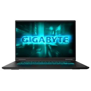 Лаптоп GIGABYTE GAMING A16 3TH основен изглед отпред с отворен капак