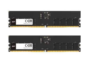 Памет Silicon Power 32GB (2x16GB) DDR5 4800MHz CL40 UDIMM SP032GBLVU480F22 продукт снимка