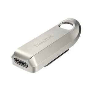 USB памет SanDisk Ultra Luxe 64GB USB 3.2 Gen 1 с акцент върху металния корпус