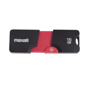 USB памет MAXELL FLIX USB 2.0 16GB Черен продуктова снимка отпред