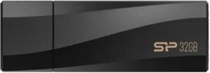 USB памет SILICON POWER Blaze B07 32GB USB 3.2 Черна продукт снимка отпред