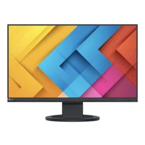 Монитор EIZO FlexScan EV2490 IPS 23.8 inch преден изглед с включен екран