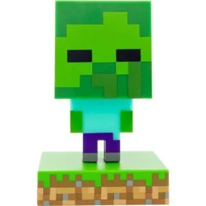Статуетка Paladone Minecraft Zombie Icon Lamp основна снимка с детайли