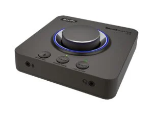 Външна звукова карта Creative Sound Blaster X4 USB-C DAC изглед отпред