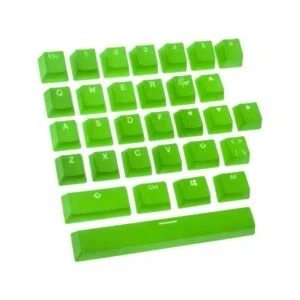 Капачки за механична клавиатура Ducky Green 31-Keycap Set Rubber Backlit Double-Shot US Layout основно изображение