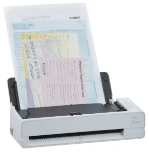Плосък бърз скенер Ricoh Fi-800R с автоматичен подавател и A4 формат преден изглед